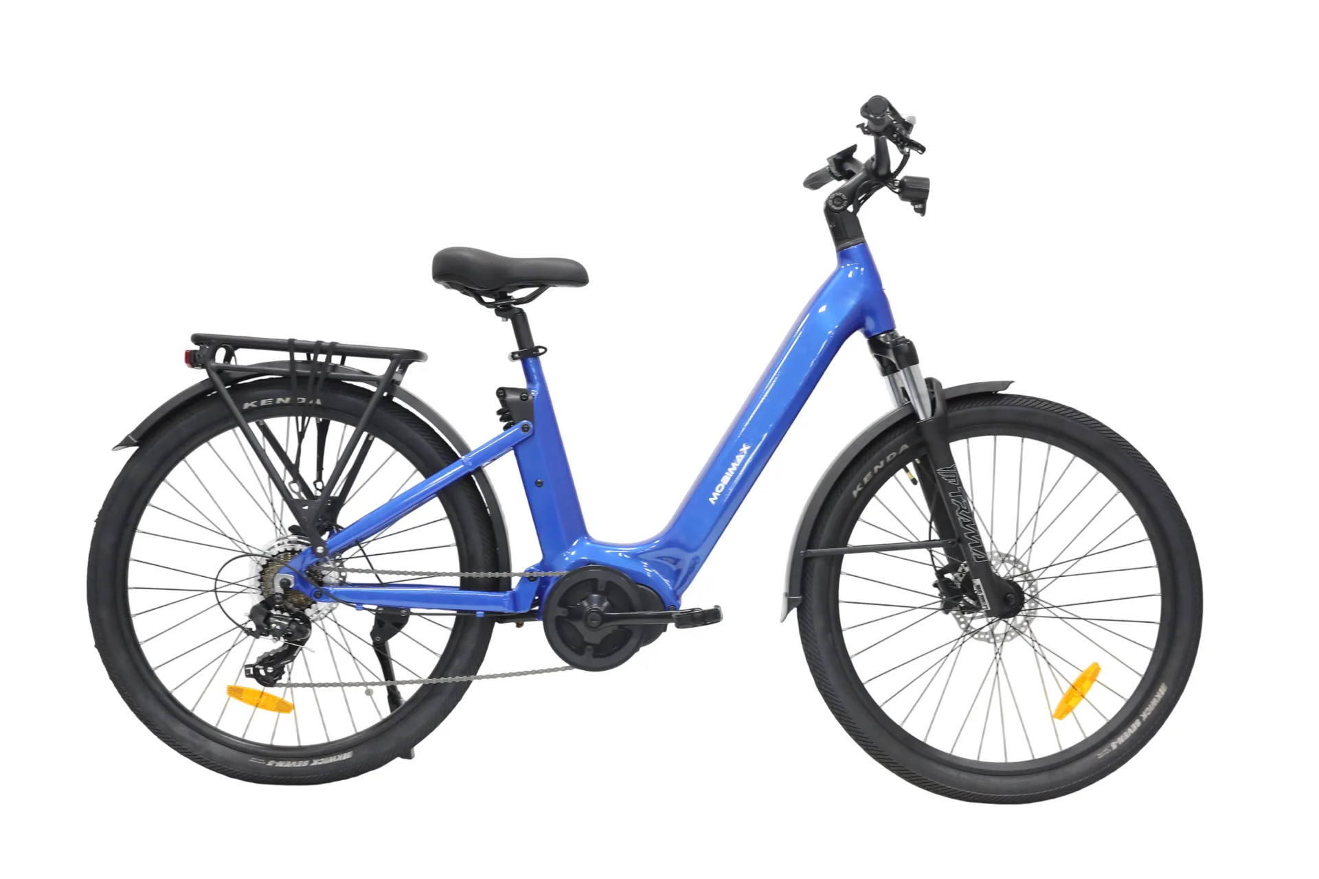 Blue EB264L step-through electric city bike