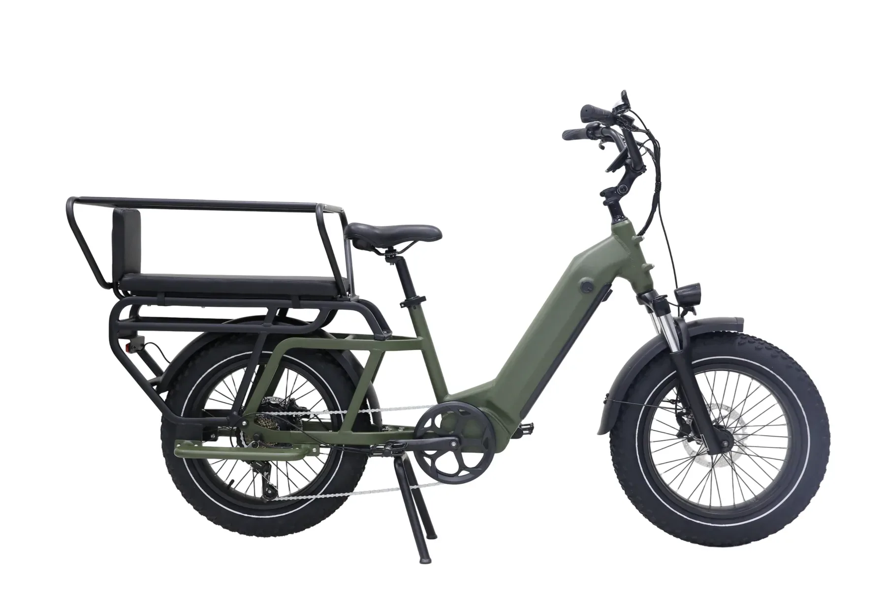 Black EB249T longtail electric cargo bike