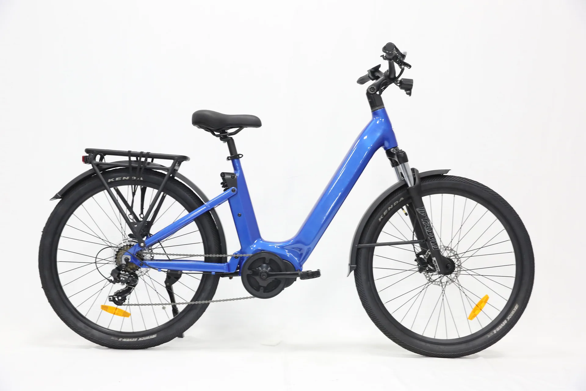 Blue EB264L step-through electric city bike